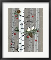 Framed Birch Birds I