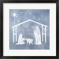 Framed 'Star of Bethlehem I' border=