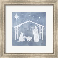 Framed 'Star of Bethlehem I' border=