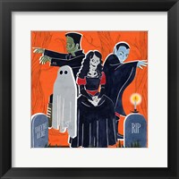 Framed 'Graveyard Gang I' border=