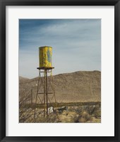 Framed Yellow Water Tower I