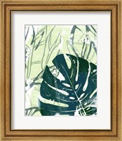 Framed 'Palm Pastiche I' border=