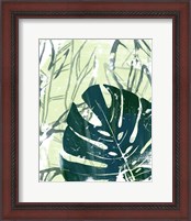 Framed 'Palm Pastiche I' border=