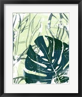 Framed 'Palm Pastiche I' border=