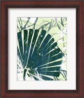 Framed 'Palm Pastiche II' border=