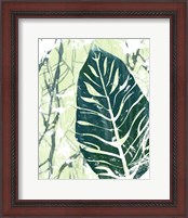 Framed 'Palm Pastiche III' border=