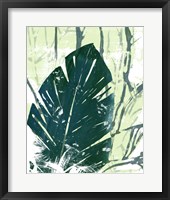 Framed 'Palm Pastiche IV' border=