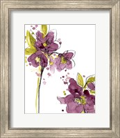 Framed 'Spring Contours VI' border=