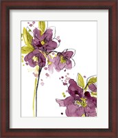 Framed 'Spring Contours VI' border=