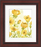 Framed 'Sunshine Meadow II' border=