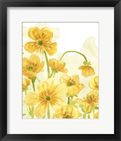 Framed 'Sunshine Meadow III' border=