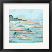 Seafoam Coast I Framed Print