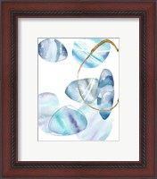 Framed 'Stacking Rocks II' border=