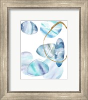 Framed 'Stacking Rocks II' border=