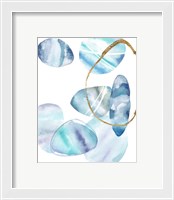 Framed 'Stacking Rocks II' border=