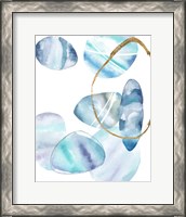 Framed 'Stacking Rocks II' border=