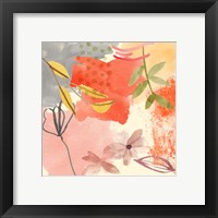 Framed 'Flower Shimmer II' border=