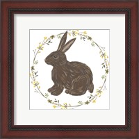 Framed 'Happy Bunny Day II' border=