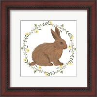 Framed 'Happy Bunny Day III' border=