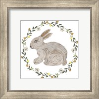 Framed 'Happy Bunny Day IV' border=