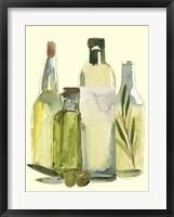 Framed Olive Oil Set I