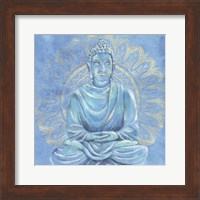 Framed Buddha on Blue I