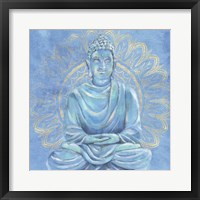 Framed Buddha on Blue I