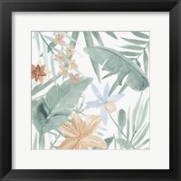 Framed 'Tropical Welcome II' border=