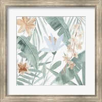 Framed 'Tropical Welcome III' border=