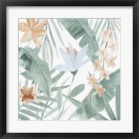 Framed 'Tropical Welcome III' border=