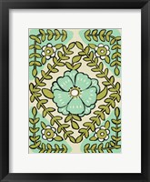 Gouache Florals IV Framed Print