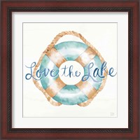 Framed 'Lake Love VI' border=