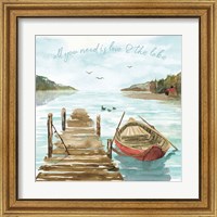 Framed 'Lake Love II' border=