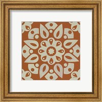 Framed 'Terra Cotta Tile IV' border=