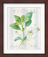 Framed 'Floursack Herbs IV' border=