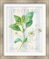 Framed 'Floursack Herbs IV' border=