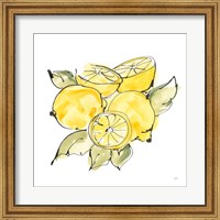 Framed 'Lemon Still Life IV' border=