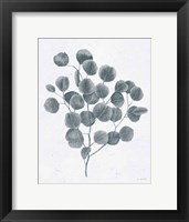 Soft Summer Sketches II Blue Framed Print