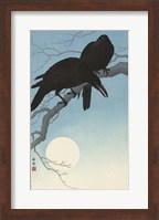 Framed Two Crows on a Branch, 1927