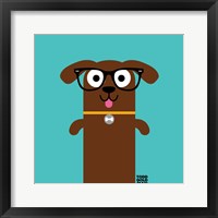 Bow Wow Dachshund Framed Print