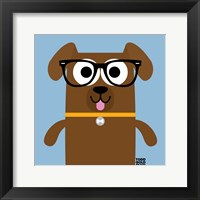 Framed 'Bow Wow Labrador' border=