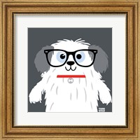 Framed 'Bow Wow Sheepdog' border=