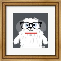 Framed 'Bow Wow Sheepdog' border=