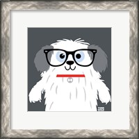 Framed 'Bow Wow Sheepdog' border=