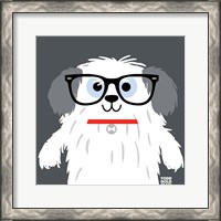 Framed 'Bow Wow Sheepdog' border=