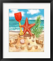 Framed Beach Friends - Starfish