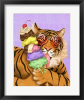 Framed Party Safari Tiger