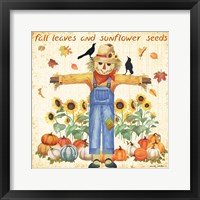 Framed 'Sunflower Seeds' border=