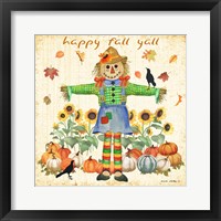 Framed 'Happy Fall' border=