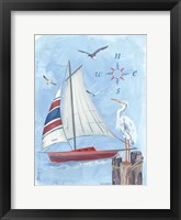 Framed Sailboat II